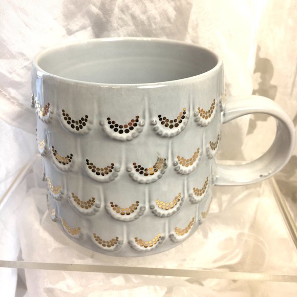 Starbucks 2016 Gold Scales Mermaid Tail Coffee Mug - Picture 11 of 11